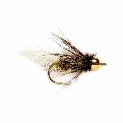 Fulling Mill Emerger Sparkle Caddis Olive Beadhead