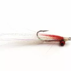 Fulling Mill Flies Clouser Minnow Red & White