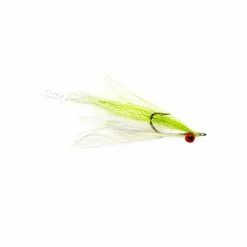 Fulling Mill Clouser Minnow Chartreuse & White Flies