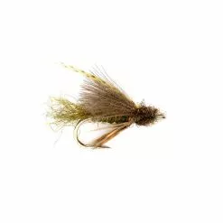 Fulling Mill Emerger Caddis CdC Olive Flies