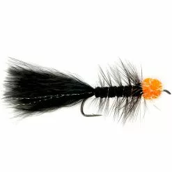 Fulling Mill Mega Egg Leech Orange Flies