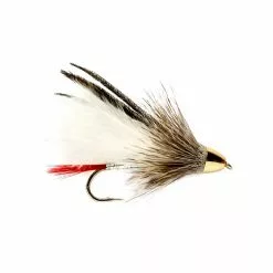 Fulling Mill Conehead Marabou Muddler White Flies