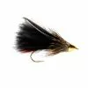 Fulling Mill Conehead Marabou Muddler Black Flies