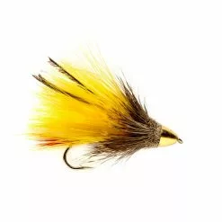 Fulling Mill Flies Conehead Marabou Muddler Yellow