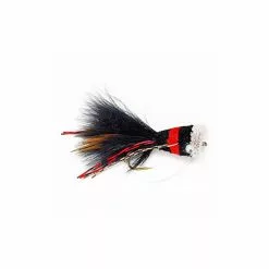Fulling Mill Flies Bass Bug Black & Red