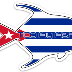 TCO Fly Shop Fly Fishing Stickers TCO Sticker - Cuba Permit