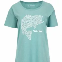 Simms Womens Floral Bass T-shirt Shirts
