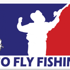 TCO Fly Shop Fly Fishing Stickers TCO Sticker - MLB Logo