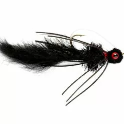 Fulling Mill Flies Wilson's Bass Bully Black