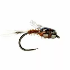 Fulling Mill Flies Twisted Mayfly Brown Tungsten Beadhead Barbless