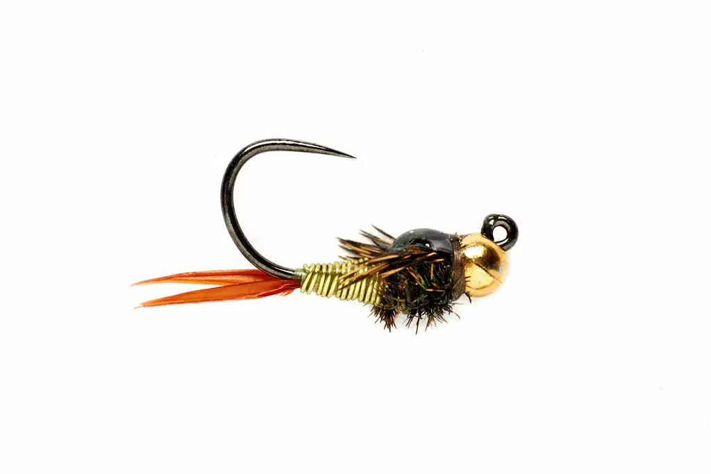 Fulling Mill Copper John Jig Chartreuse Tungsten Beadhead Barbless Flies