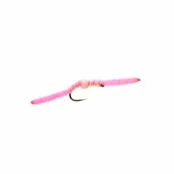Fulling Mill Tungsten Belly Worm Pink Barbless