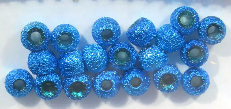 Hareline Gritty Tungsten Beads 7/32 Inch Materials