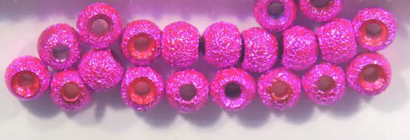 Hareline Gritty Tungsten Beads 7/32 Inch Materials