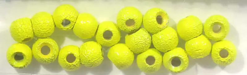 Hareline Gritty Tungsten Beads 7/32 Inch Materials