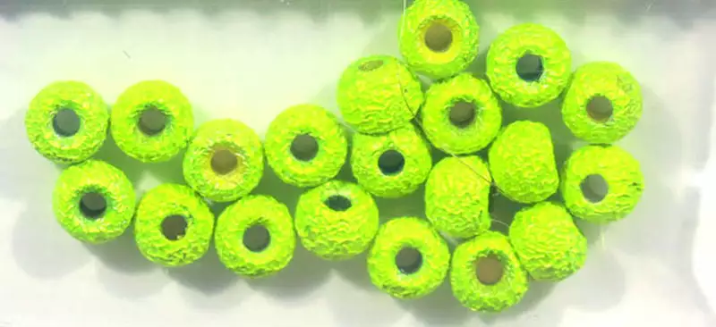 Hareline Gritty Tungsten Beads 7/32 Inch Materials