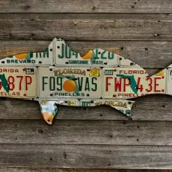 Cody Richardson Art - Florida Redfish License Plate Art