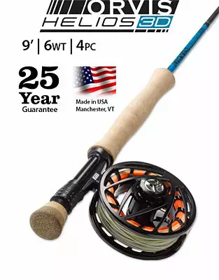 Fly Rods ORVIS HELIOS 3D BLUE 9FT 6WT - 4PC