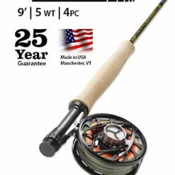 ORVIS HELIOS 3F OLIVE 9FT 5WT - 4PC