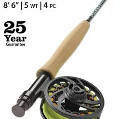 ORVIS CLEARWATER 8ft 6in 5wt 4pc BOXED OUTFIT Fly Rods