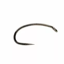 Fulling Mill Hooks Heavyweight Grub Black Nickel Barbless