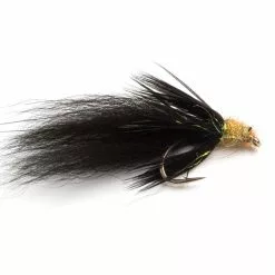 Fulling Mill Schultzy's Steech Black & Orange Flies