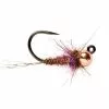 Fulling Mill Hot Spot Pheasant Tail Jig Purple Barbless Flies