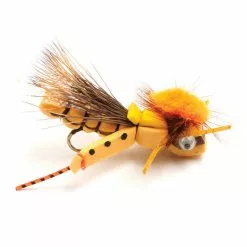 Fulling Mill Flies Bubba's Hog Call Hopper Yellow