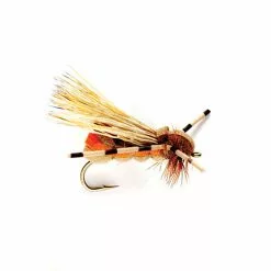 Fulling Mill Yak Caddis Orange & Tan Flies