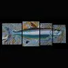 Gifts DeYoung Print - 4 Panel Tarpon