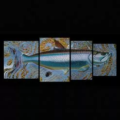 Gifts DeYoung Print - 4 Panel Tarpon