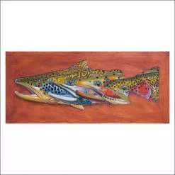 DeYoung Print - Fab Four Trout