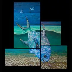 Gifts DeYoung Print - 4 Panel Permit - Stormy