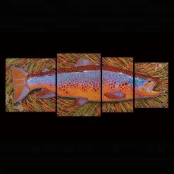 DeYoung Print - 4 In 1 Full - Brown Gifts