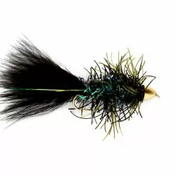 Fulling Mill Rubber Bugger Conehead Black