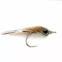 Fulling Mill Salty Minnow Tan & White Flies