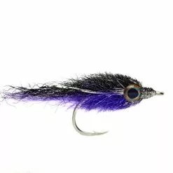 Fulling Mill Flies Salty Minnow Black & Purple