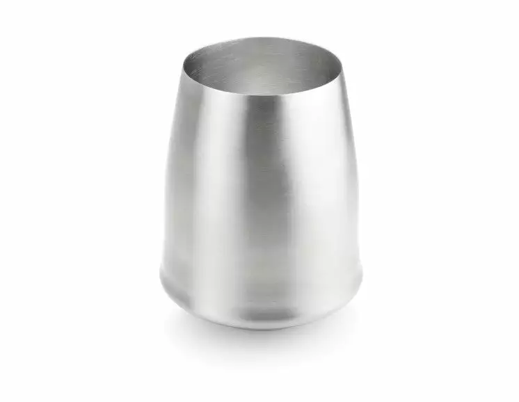 GSI GLACIER STAINLESS STEMLESS WINE GLASS
