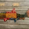 Gifts Cody Richardson Art - Florida Bonefish Antique License Plate Art