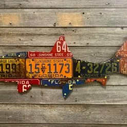 Gifts Cody Richardson Art - Florida Bonefish Antique License Plate Art