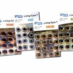 Hareline Fish Skull Living Eyes 6mm Materials