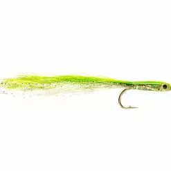 Fulling Mill Flies Mikkleson's Epoxy Baitfish Chartreuse & White