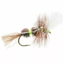 Fulling Mill Grumpy Frumpy Peacock & Chartreuse Flies