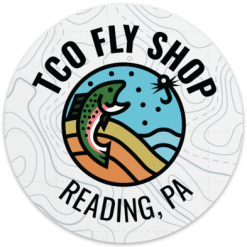 TCO Fly Shop TCO Store Sticker Fly Fishing Stickers