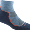 DARN TOUGH WOMENS LIGHT HIKER 1/4 LIGHTWEIGHT WITH CUSHION Socks Hats Gloves