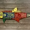 Cody Richardson Art - Antique Florida Cobia License Plate Art