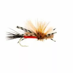 Fulling Mill Flies Holo Humpy Red