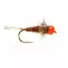 Fulling Mill Hot Head Euro Pheasant Tail Orange Flies