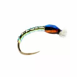 Fulling Mill Oil Slick Buzzer Opal & Red Flies