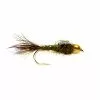 Fulling Mill Hare's Ear Flashback Nymph Olive Beadhead